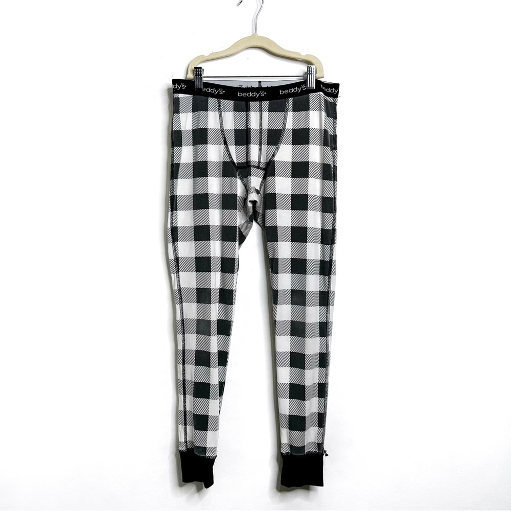 Beddy's Check Me Out Plaid Long John Bottoms Buffalo Plaid Size Small